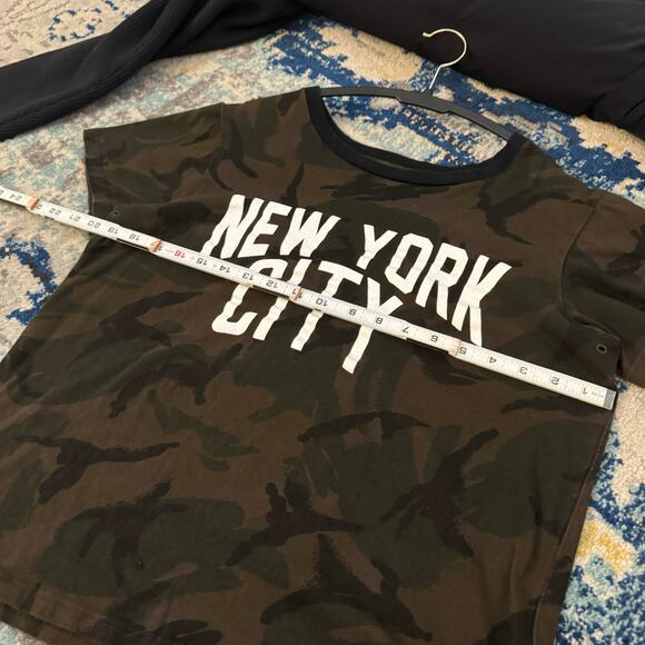 Number (N)INE x 1PIU1UGUALE3 Relax Camo Baby Tee NYC Fits S - Picture 4 of 6